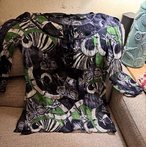 Cache Tops - Cache Sheer Tunic Size XL